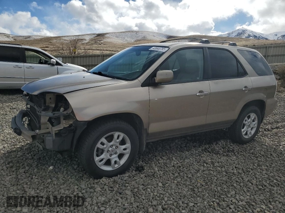 2004 Acura MDX Touring Pkg with VIN 2HNYD18644H558791, listed as a Copart auction lot 48993795 with 161,212 mi miles and Salvage Title. Bid and sale history available at carsss.com. Image 1.