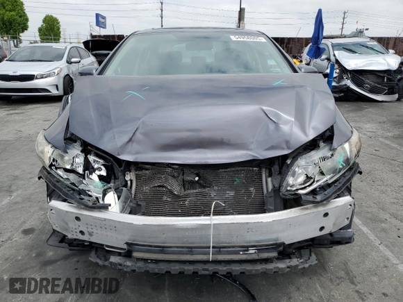 2015 Honda Civic EX with VIN 2HGFB2F85FH565301, listed as a Copart auction lot 54958005 with 114,635 mi miles and Salvage Title. Bid and sale history available at DreamBid. Image 5.