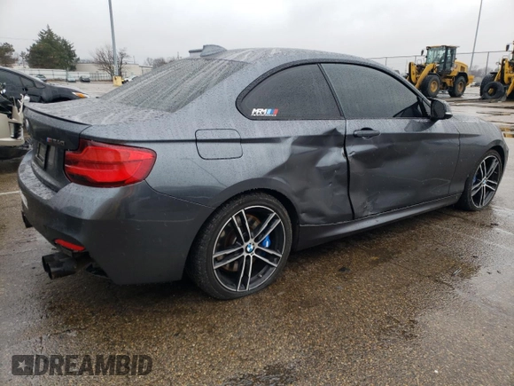 2018 BMW 2 Series M240i with VIN WBA2J5C57JVC07287, listed as a Copart auction lot 40812584 with 54,746 mi miles. Bid and sale history available at carsss.com. Image 3.