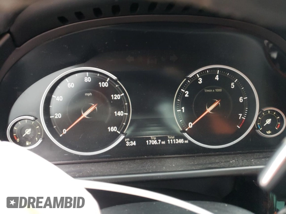 2015 BMW X6 xDrive50i with VIN 5UXKU6C51F0F94583, listed as a Copart auction lot 35842713 with 111,346 mi miles. Bid and sale history available at carsss.com. Image 9.