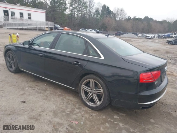 2013 Audi A8 L 4.0L with VIN WAUR2AFD6DN029705, listed as a IAAI auction lot 41476842 with 162,749 mi miles. Bid and sale history available at carsss.com. Image 3.