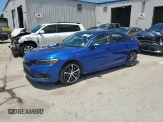 2022 Honda Civic Touring z VIN 2HGFE1F99NH305850, wystawiony jako Copart lot #56371635 z przebiegiem 53 383 mil mil oraz Szkoda całkowita • Salvage title. Historia ofert i sprzedaży dostępna na DreamBid. Obrazek 1.