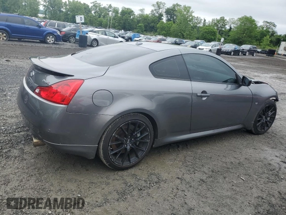 2015 Infiniti Q60 S Limited with VIN JN1CV6EKXFM870046, listed as a Copart auction lot 60286085 with 99,319 mi miles and Salvage title. Bid and sale history available at DreamBid. Image 3.