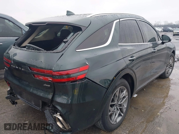 2022 Genesis GV70 2.5T с VIN KMUMADTB7NU050412, выставлен на аукционе IAAI как лот 41637025 с пробегом 53 407 миль миль и . История ставок и продаж доступна на DreamBid. Изображение 4.