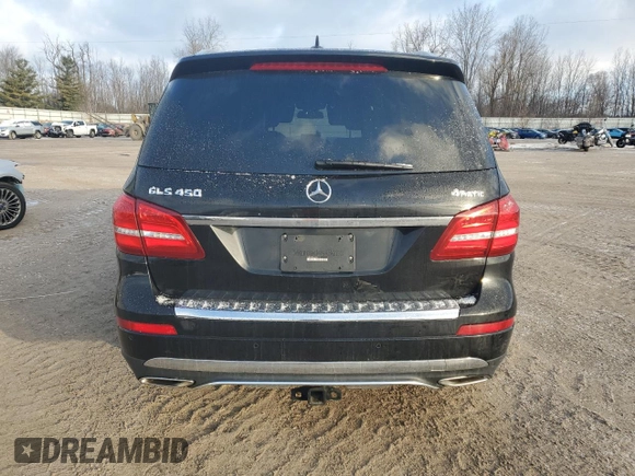 2017 Mercedes-Benz GLS 450 with VIN 4JGDF6EE4HA844518, listed as a Copart auction lot 41703935 with 126,310 mi miles and Clean title. Bid and sale history available at DreamBid. Image 6.
