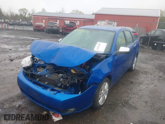 2011 Ford Focus SEL with VIN 1FAHP3HN5BW193929, listed as a IAAI auction lot 41964600 with 86,552 mi miles. Bid and sale history available at carsss.com. Image 6.