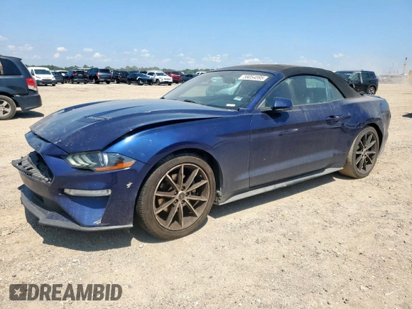 2018 Ford Mustang EcoBoost Premium with VIN 1FATP8UH3J5123986, listed as a Copart auction lot 59054595 with 125,280 mi miles and Salvage title. Bid and sale history available at DreamBid. Image 1.