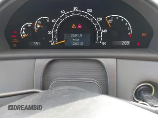 2005 Mercedes-Benz CL-Class 5.0L with VIN WDBPJ75J45A046274, listed as a IAAI auction lot 41236482 with 126,210 mi miles. Bid and sale history available at carsss.com. Image 7.