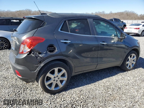 2016 Buick Encore Leather with VIN KL4CJCSB4GB649612, listed as a Copart auction lot 45162505 with 100,567 mi miles and Salvage Title. Bid and sale history available at DreamBid. Image 3.