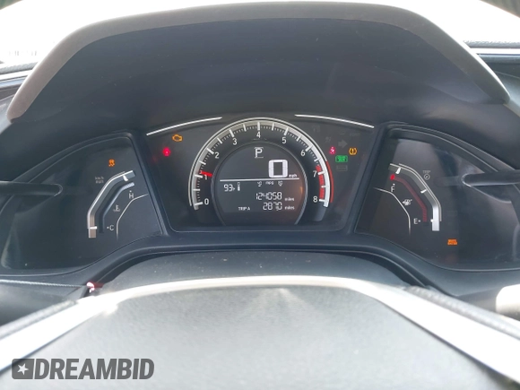 2018 Honda Civic LX with VIN 19XFC2F53JE020297, listed as a IAAI auction lot 42114807 with 124,058 mi miles and . Bid and sale history available at carsss.com. Image 7.