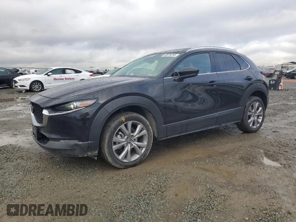 2022 Mazda CX-30 S Premium with VIN 3MVDMBDL7NM443738, listed as a Copart auction lot 48970255 with 20,675 mi miles and Salvage Title. Bid and sale history available at carsss.com. Image 1.