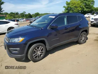 2020 Jeep Compass Latitude with VIN 3C4NJDBB6LT228908, listed as a Copart auction lot 59575014 with 55,618 mi miles and Salvage Title. Bid and sale history available at DreamBid. Image 1.
