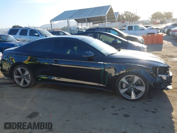 2021 Audi A5 S line Premium Plus z VIN WAUTAAF52MA037616, wystawiony jako IAAI lot #41847476 z przebiegiem 35 401 mil mil oraz . Historia ofert i sprzedaży dostępna na DreamBid. Obrazek 13.