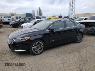 2018 Ford Fusion Hybrid SE with VIN 3FA6P0LU4JR111114, listed as a Copart auction lot 41459803 with 122,960 mi miles. Bid and sale history available at carsss.com. Image 1.
