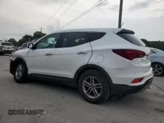2018 Hyundai Santa Fe 2.4L with VIN 5NMZT3LB2JH056889, listed as a Copart auction lot 57801705 with 133,454 mi miles and Salvage title. Bid and sale history available at DreamBid. Image 2.