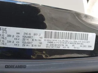 2016 Chrysler Town & Country Touring with VIN 2C4RC1BG7GR231704, listed as a IAAI auction lot 41306140 with 165,890 mi miles. Bid and sale history available at carsss.com. Image 9.
