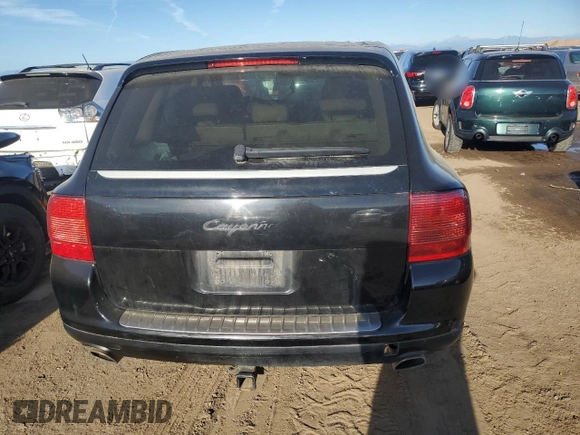 2006 Porsche Cayenne with VIN WP1AA29P56LA20845, listed as a Copart auction lot 72843654 with 206,428 mi miles and Clean Title. Bid and sale history available at carsss.com. Image 6.