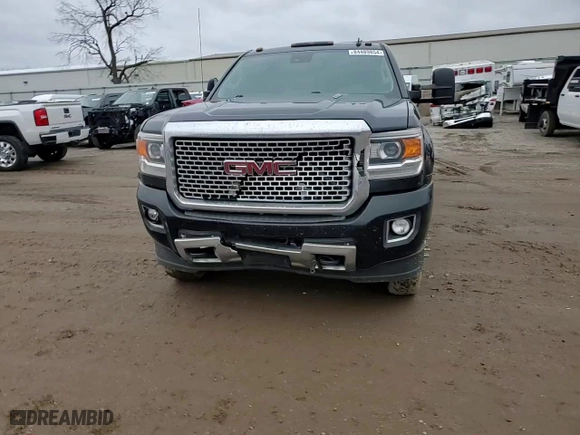 2015 GMC Sierra 3500HD available WiFi Denali with VIN 1GT424E85FF130203, listed as a Copart auction lot 84489854 with NaN miles and Salvage Title. Bid and sale history available at carsss.com. Image 13.