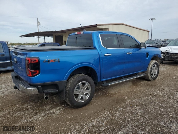 2024 Ford Ranger LARIAT with VIN 1FTER4KH6RLE32643, listed as a Copart auction lot 83477374 with 2,191 mi miles and Salvage Title. Bid and sale history available at carsss.com. Image 3.