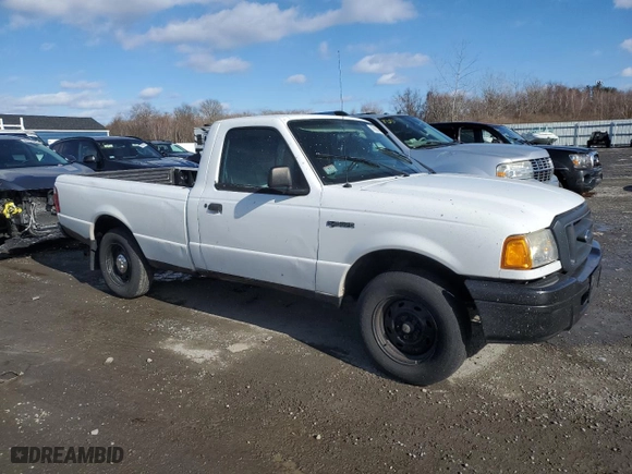 2005 Ford Ranger XL with VIN 1FTYR10U45PA93685, listed as a Copart auction lot 45665565 with 47,837 mi miles and Clean Title. Bid and sale history available at carsss.com. Image 4.