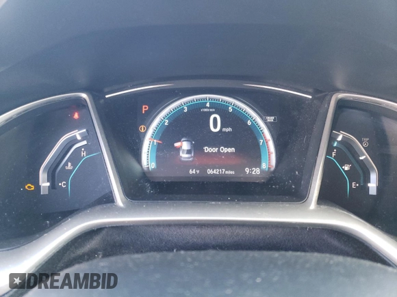 2018 Honda Civic EX with VIN 19XFC2F79JE201759, listed as a Copart auction lot 50547075 with 64,217 mi miles and Clean Title. Bid and sale history available at DreamBid. Image 9.