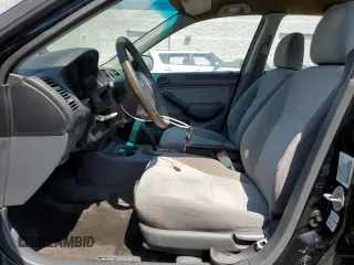 2001 Honda Civic DX with VIN 2HGES16261H588886, listed as a Copart auction lot 53163734 with 193,104 mi miles and Salvage Title. Bid and sale history available at carsss.com. Image 7.