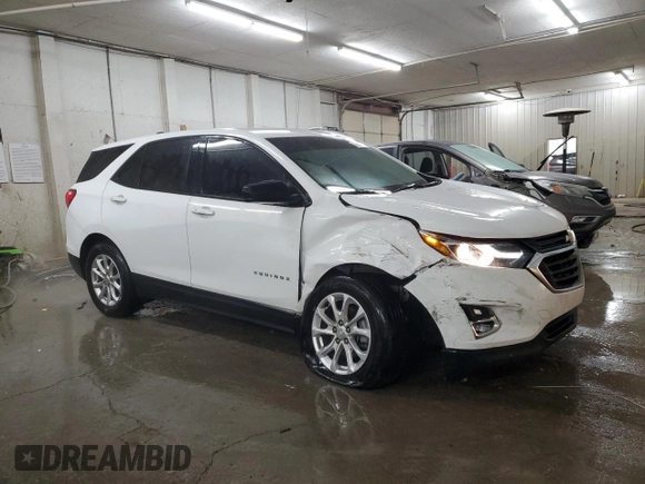 2019 Chevrolet Equinox LS with VIN 3GNAXSEV3KS667356, listed as a Copart auction lot 82869984 with 61,514 mi miles and Salvage Title. Bid and sale history available at DreamBid. Image 4.