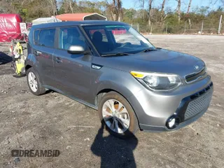 2016 Kia Soul + with VIN KNDJP3A54G7322380, listed as a IAAI auction lot 41202017 with 120,337 mi miles. Bid and sale history available at carsss.com. Image 1.