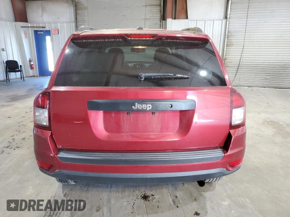2016 Jeep Compass Sport with VIN 1C4NJCBB8GD747867, listed as a Copart auction lot 58911845 with 74,702 mi miles and Salvage title. Bid and sale history available at DreamBid. Image 6.