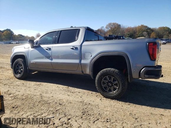 2021 GMC Sierra 1500 AT4 with VIN 3GTP9EED8MG386732, listed as a Copart auction lot 83474844 with 47,778 mi miles and Salvage Title. Bid and sale history available at carsss.com. Image 2.