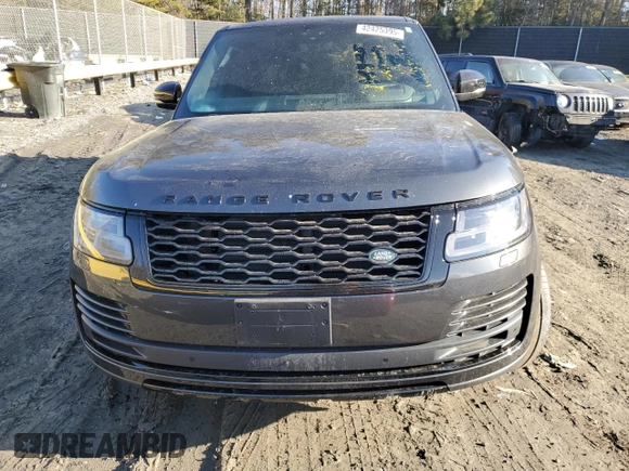 2019 Land Rover Range Rover with VIN SALGS2RE7KA561868, listed as a Copart auction lot 42425395 with Not provided miles and Salvage title. Bid and sale history available at DreamBid. Image 5.