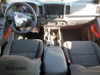 2023 Nissan Frontier Pro-4X with VIN 1N6ED1EK9PN653818, listed as a Copart auction lot 50932735 with 55,466 mi miles and Salvage title. Bid and sale history available at DreamBid. Image 8.