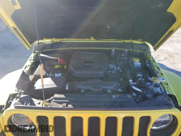 2023 Jeep Wrangler Sport with VIN 1C4HJXDN2PW562603, listed as a Copart auction lot 81111784 with 24,293 mi miles and Salvage Title. Bid and sale history available at DreamBid. Image 12.