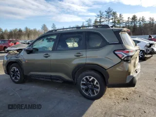 2025 Subaru Forester Premium with VIN JF2SLDBC3SH432943, listed as a Copart auction lot 86817514 with 3,807 mi miles and Salvage Title. Bid and sale history available at carsss.com. Image 2.