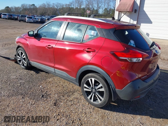 2020 Nissan Kicks SV with VIN 3N1CP5CV7LL486250, listed as a IAAI auction lot 41640578 with 93,191 mi miles and . Bid and sale history available at carsss.com. Image 3.