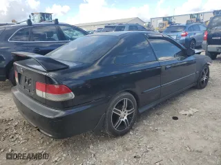 2000 Honda Civic EX with VIN 1HGEJ8149YL091008, listed as a Copart auction lot 87169674 with 149,143 mi miles and Salvage Title. Bid and sale history available at carsss.com. Image 3.