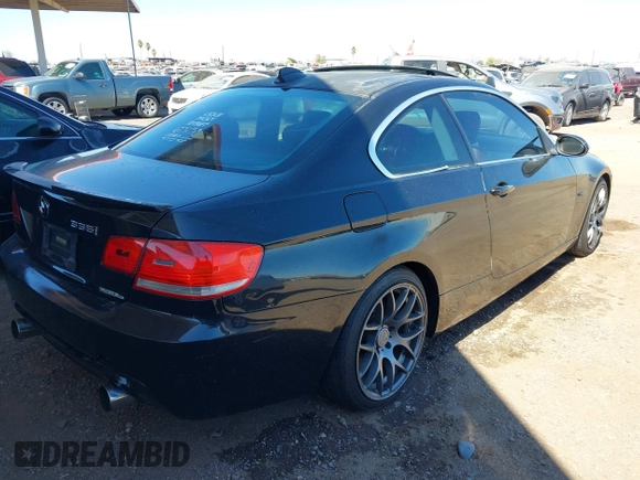 2007 BMW 3 Series 335i with VIN WBAWB73527P031186, listed as a IAAI auction lot 41845684 with 156,068 mi miles and . Bid and sale history available at DreamBid. Image 4.