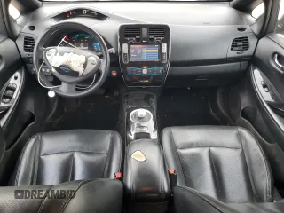 2013 Nissan LEAF SL with VIN 1N4AZ0CP2DC412966, listed as a Copart auction lot 50064615 with 115,470 mi miles and Salvage Title. Bid and sale history available at carsss.com. Image 8.