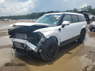 2025 Hyundai Santa Fe Calligraphy with VIN 5NMP54GL1SH129701, listed as a Copart auction lot 60378355 with 1,705 mi miles and Salvage title. Bid and sale history available at DreamBid. Image 1.