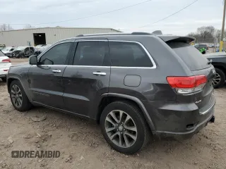 2017 Jeep Grand Cherokee Overland with VIN 1C4RJFCT5HC874593, listed as a Copart auction lot 46770205 with 72,744 mi miles and Salvage Title. Bid and sale history available at carsss.com. Image 2.