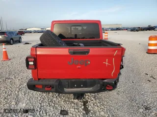 2022 Jeep Gladiator Rubicon with VIN 1C6JJTBGXNL163474, listed as a Copart auction lot 49156285 with 20,347 mi miles and Salvage Title. Bid and sale history available at carsss.com. Image 6.