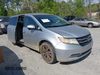 2014 Honda Odyssey EX with VIN 5FNRL5H44EB066739, listed as a IAAI auction lot 42073712 with Not Provided miles and . Bid and sale history available at carsss.com. Image 1.