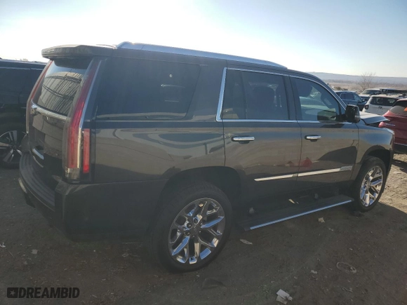 2017 Cadillac Escalade Premium Luxury with VIN 1GYS4CKJ0HR294537, listed as a Copart auction lot 83412724 with 80,424 mi miles and Salvage Title. Bid and sale history available at carsss.com. Image 3.