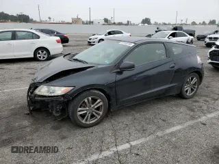 2013 Honda CR-Z EX with VIN JHMZF1D61DS002827, listed as a Copart auction lot 59965285 with 102,346 mi miles and Salvage title. Bid and sale history available at DreamBid. Image 1.