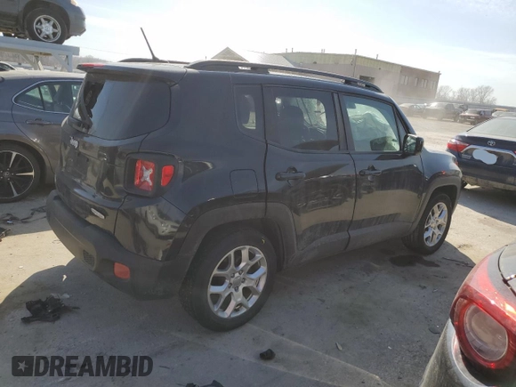 2017 Jeep Renegade Latitude with VIN ZACCJABB4HPG65746, listed as a Copart auction lot 48880755 with 98,630 mi miles and Salvage Title. Bid and sale history available at carsss.com. Image 3.