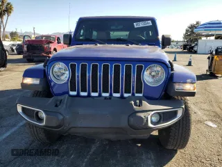 2020 Jeep Wrangler Unlimited Sahara Altitude with VIN 1C4HJXEG1LW233952, listed as a Copart auction lot 80713354 with 46,146 mi miles and Salvage title. Bid and sale history available at DreamBid. Image 5.