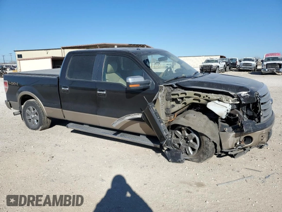 2013 Ford F-150 XL with VIN 1FTFW1ET1DKD37465, listed as a Copart auction lot 42549535 with 173,394 mi miles and Salvage Title. Bid and sale history available at carsss.com. Image 4.