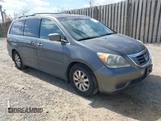 2008 Honda Odyssey EX-L with VIN 5FNRL38638B068637, listed as a IAAI auction lot 41930605 with 208,102 mi miles. Bid and sale history available at carsss.com. Image 1.