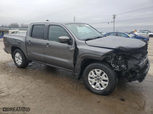 2022 Nissan Frontier S with VIN 1N6ED1EK0NN690236, listed as a Copart auction lot 44001225 with 44,829 mi miles and Salvage Title. Bid and sale history available at carsss.com. Image 4.