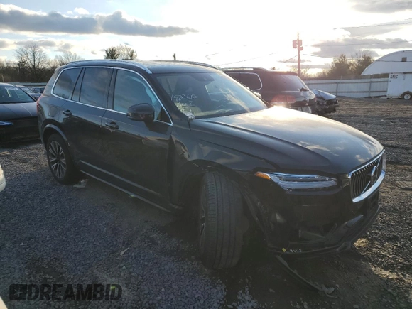 2021 Volvo XC90 Momentum with VIN YV4102PK1M1752472, listed as a Copart auction lot 83328974 with 0 mi miles and Salvage Title. Bid and sale history available at carsss.com. Image 4.